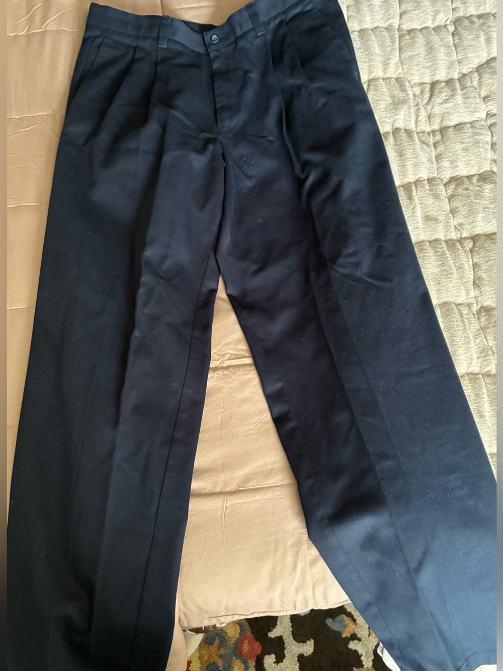 Men's Classic Navy Dockers Pants Size 34x32